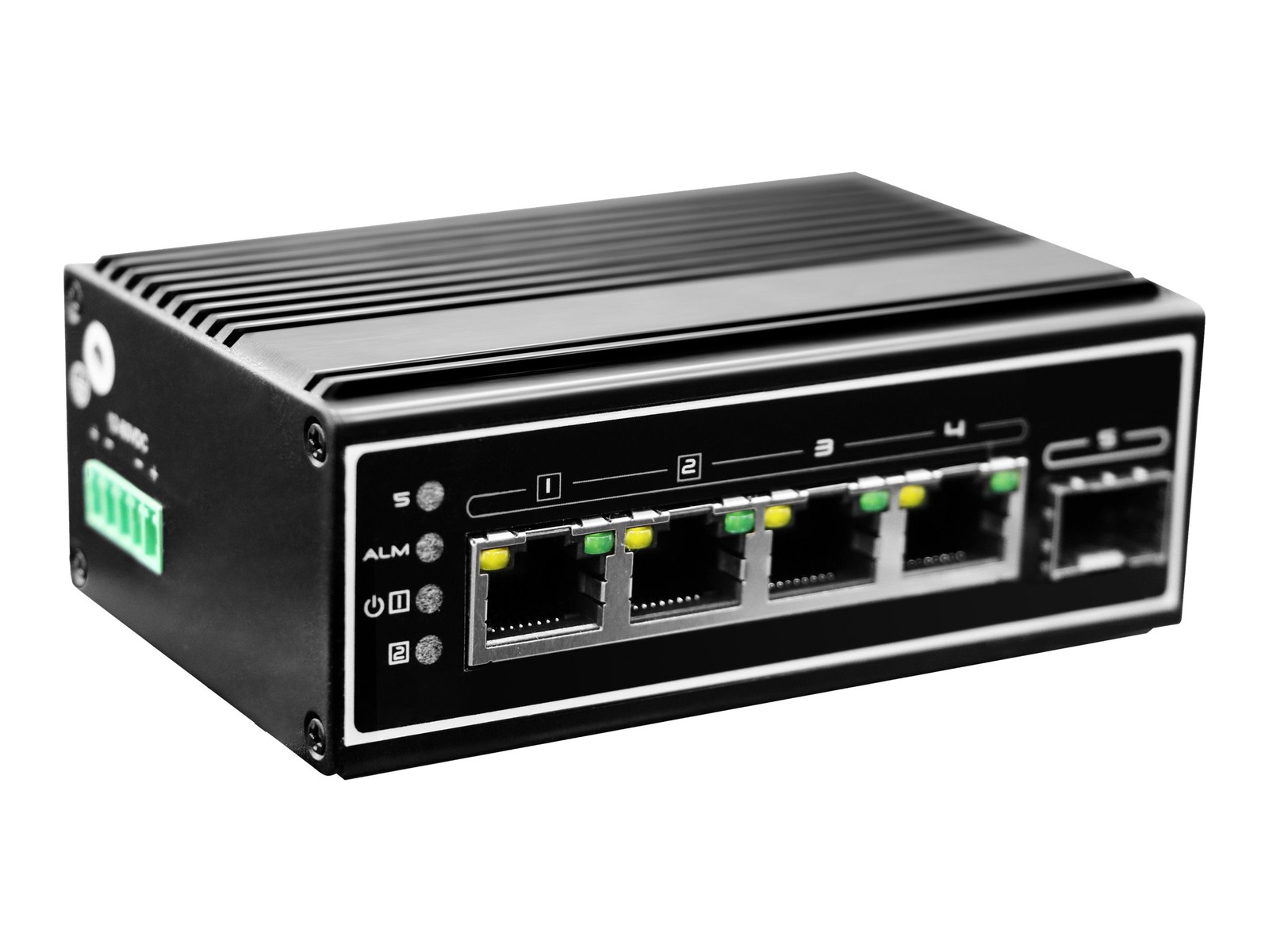 LevelOne IGP-0502 Industrial 5-Port Gigabit Switch Hub / Switch