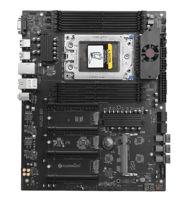 HUANANZHI H12D-8D Motherboard for AMD EPYC 7002/7003 No BMC
