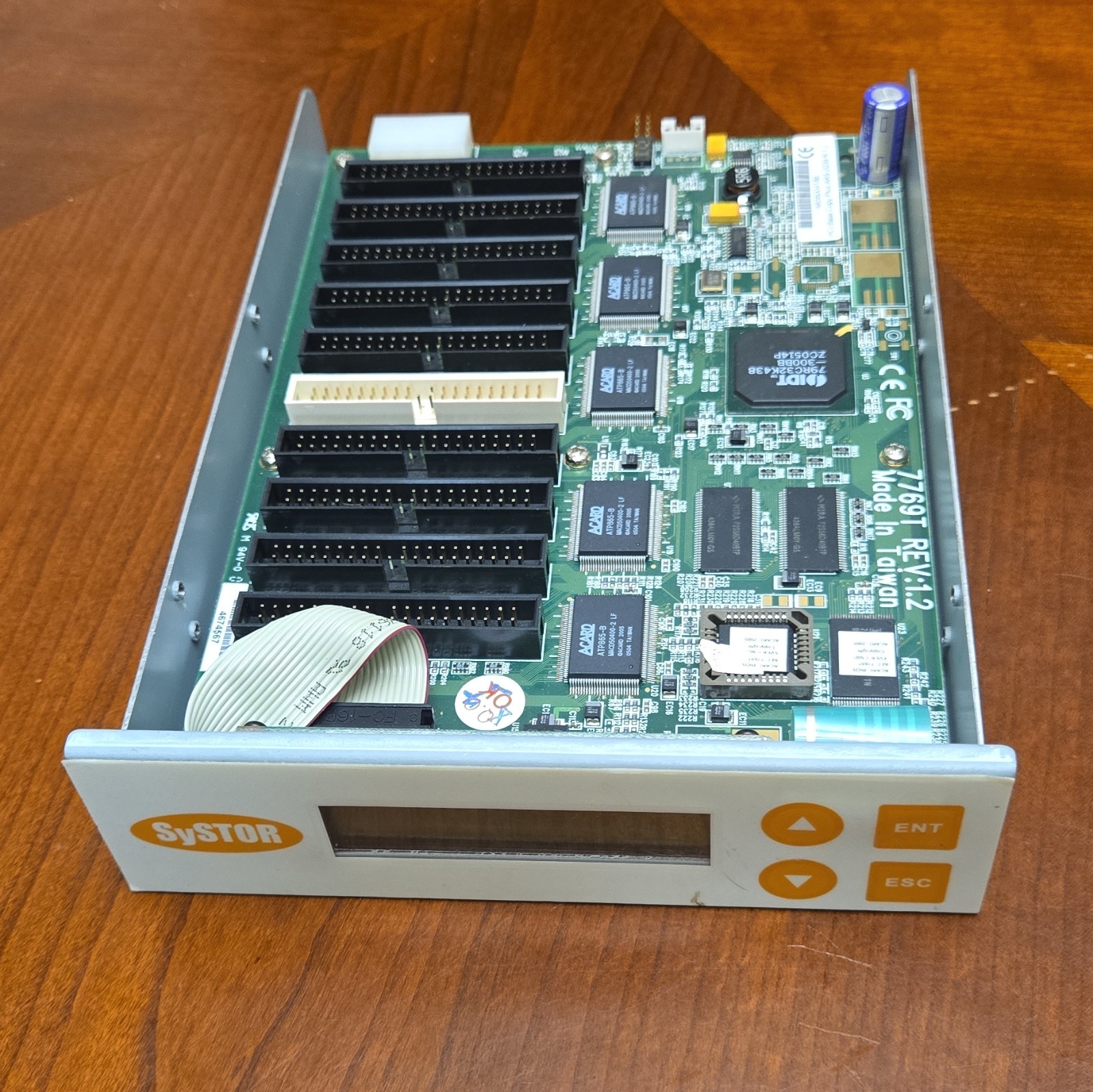 SySTOR 1-to-9 CD DVD Duplicator Tower Controller Faceplate Card Board Retro IDE 