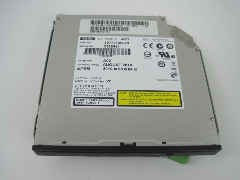 Sun X4358A-Z SATA 8X DVD-RW / 24XCD-RW Slimline Drive 390-0443