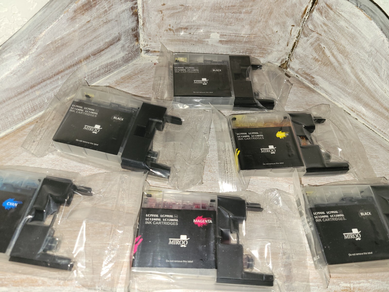 6 MIROO LC75XXL LC79XXL LC1240XL LC1280XL Compatible Ink Replacement Cartridges