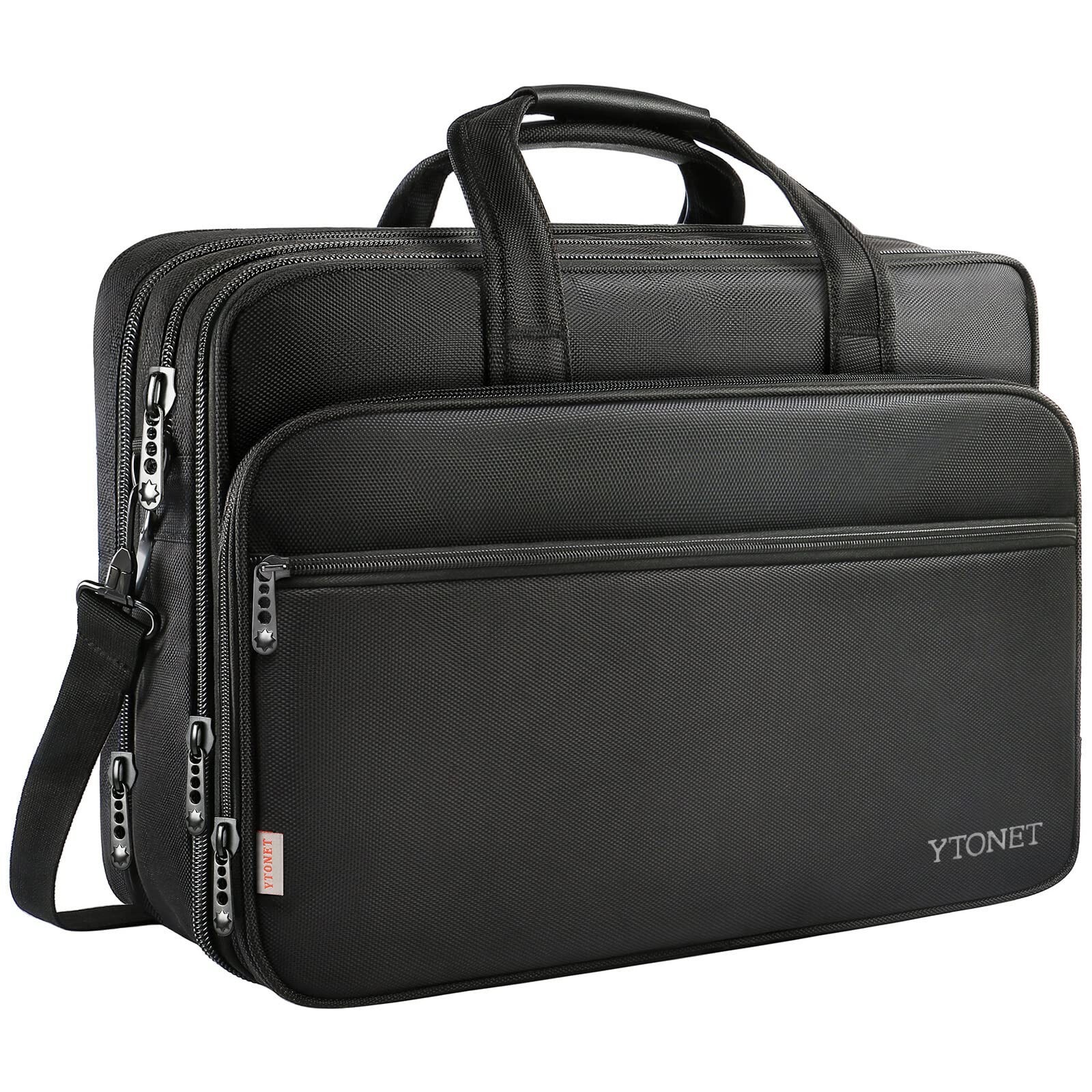 17 inch Laptop Bag, Expandable Briefcases for Men Women, Water Resistant Busi...