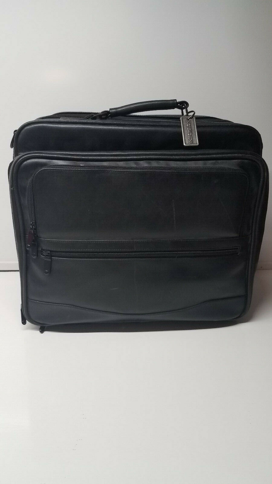 Port Noteworthy Executive Leather black Briefcase Laptop Carrier Bag