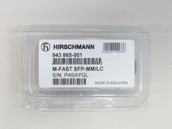 Hirschmann Transceiver M-FAST SFP-MM/LC 943-865-001 BRAND NEW