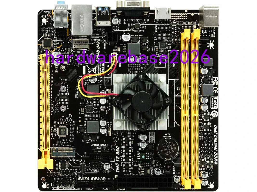FOR BIOSTAR A10N-8800E Mini ITX Motherboard Integrated AMD 8800P Quad-Core DDR4