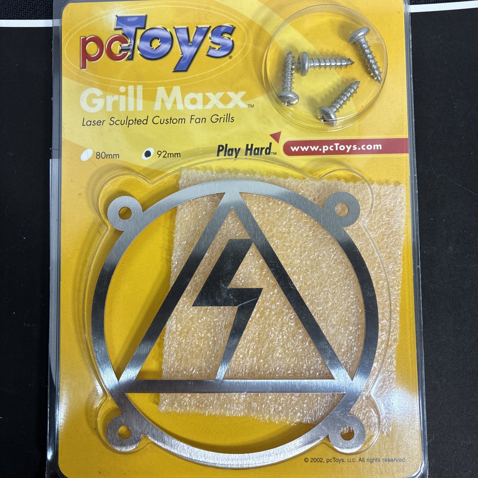 pcToys Grill Maxx 92mm Fan Grill With Screws Brand New  (Lightning)
