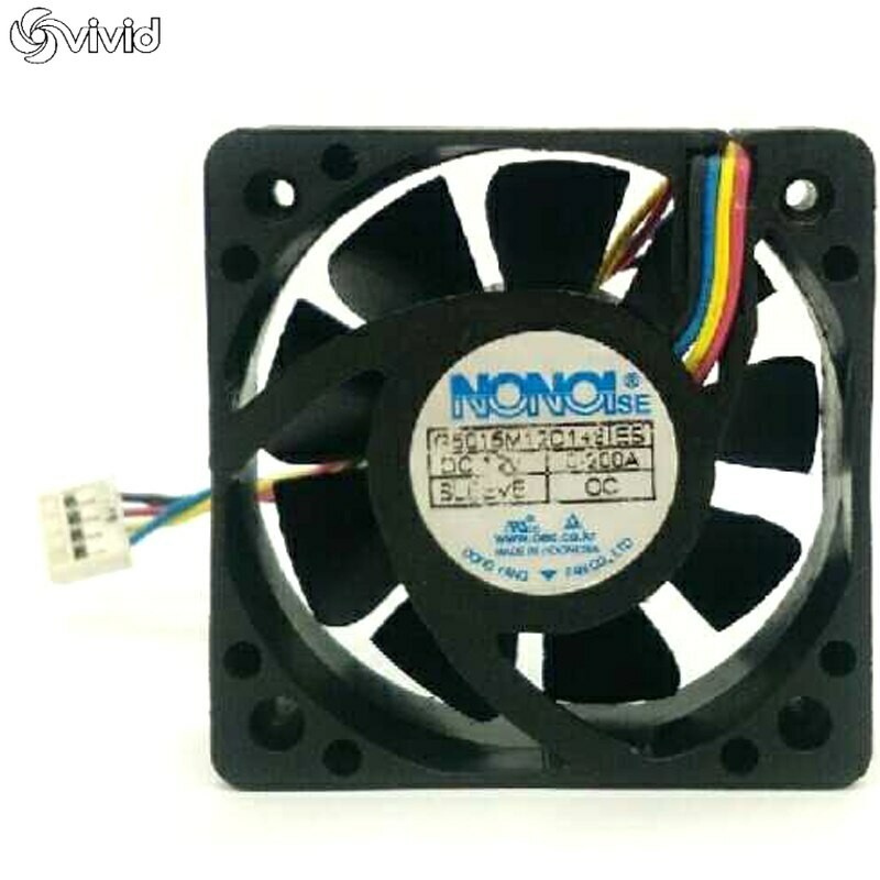 NONOISE G5015M12D1+6 DC 12V 0.2A 50*50*15mm 4pin PWM Car Audio Cooling Fan