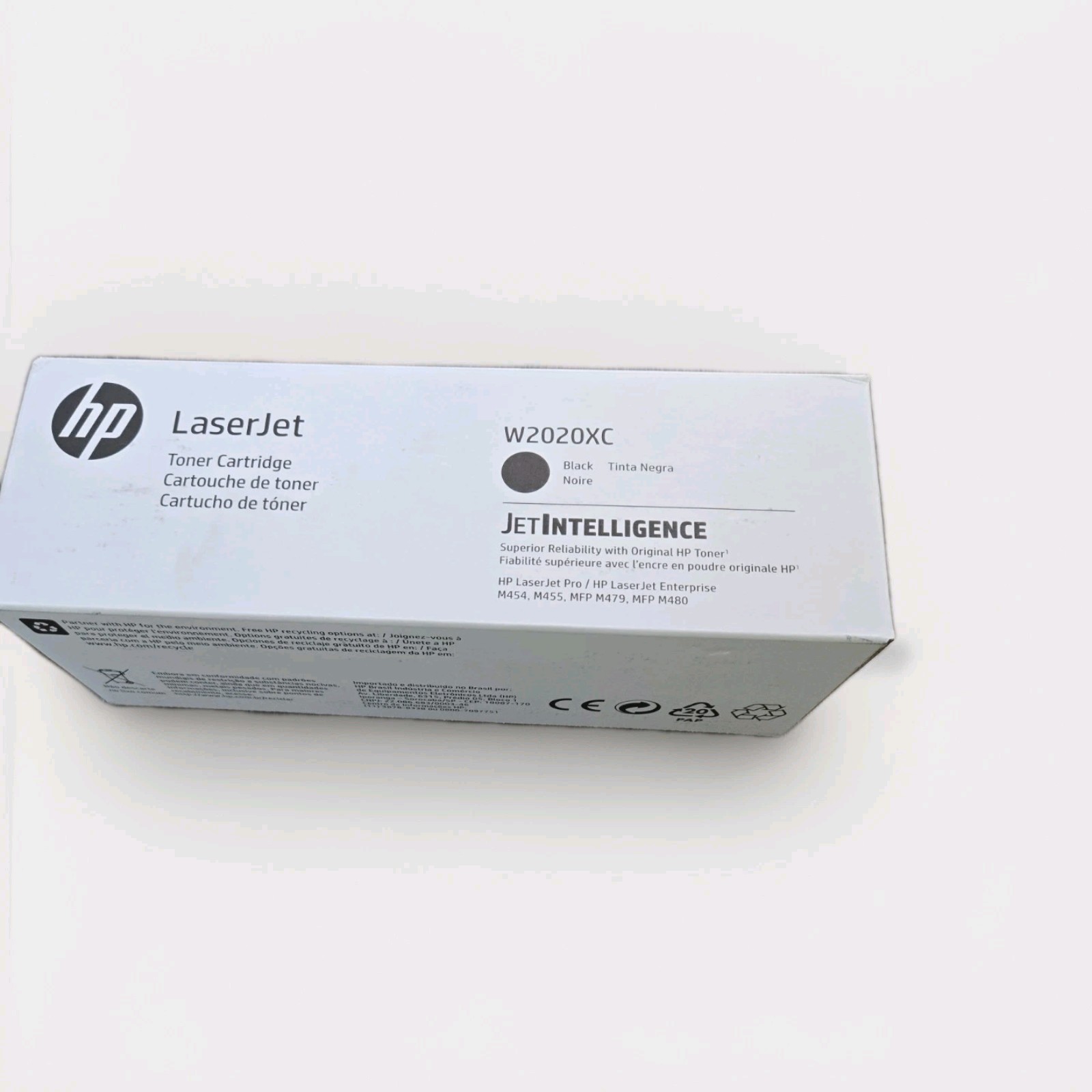 Genuine HP W2020XC (414X) Black High-Yield Toner - Factory Sealed