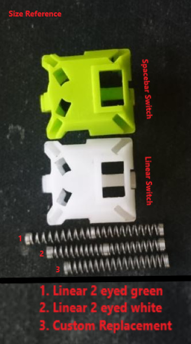 Space Invader Custom Heavy Weight 75g Springs (100 pack)