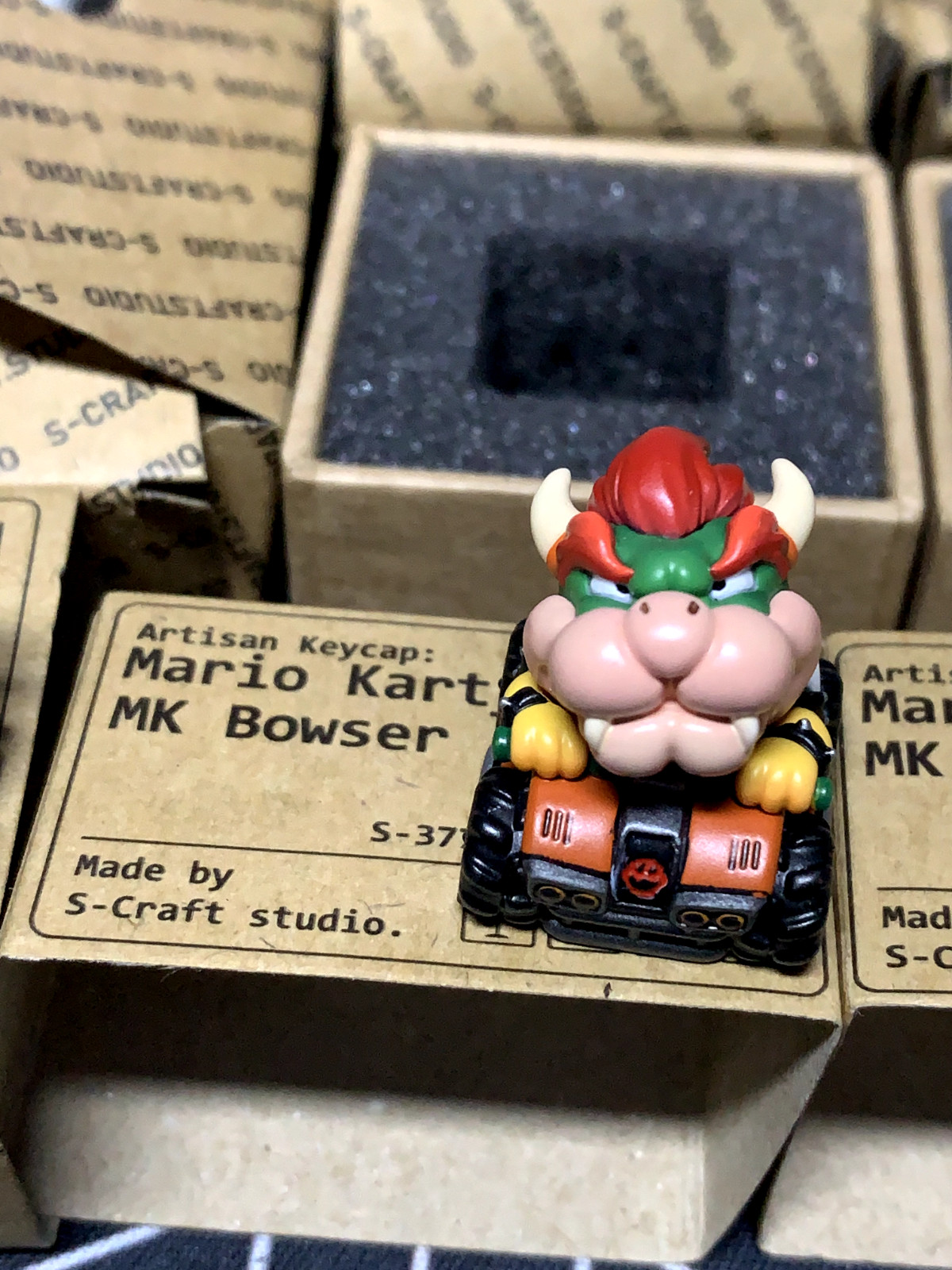S-Craft Mario Kart MK Bowser Wario Luigi Mario Yoshi Bundle Artisan Keycap lot