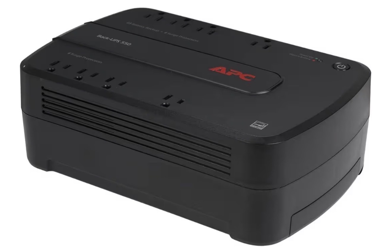 Uninterruptible Power Supply 650VA/390W Battery Backup for PC, Surge Protection