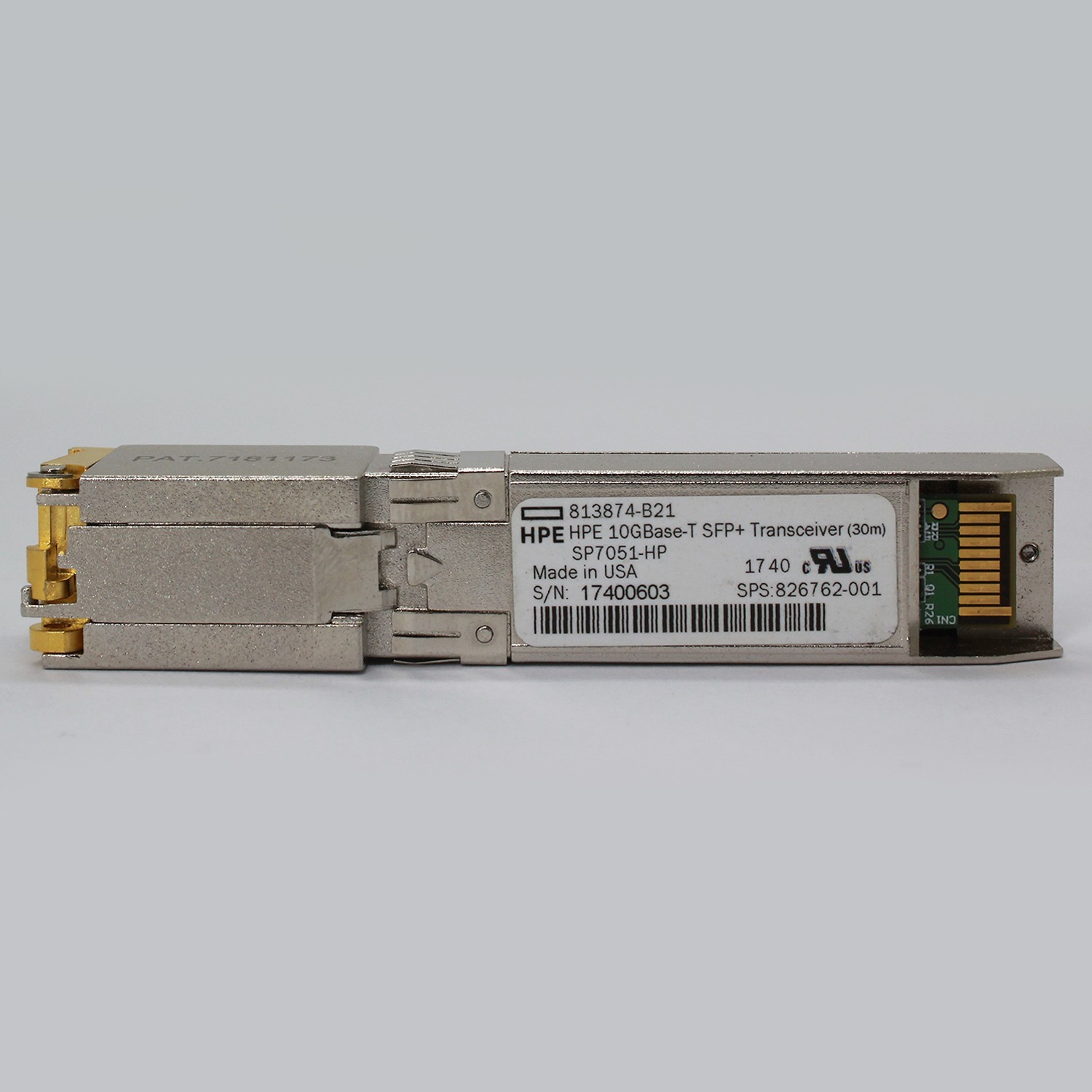 813874-B21 HPE 10GBase-T SFP+ Transceiver 826762-001 SP7051-HP 813876-001