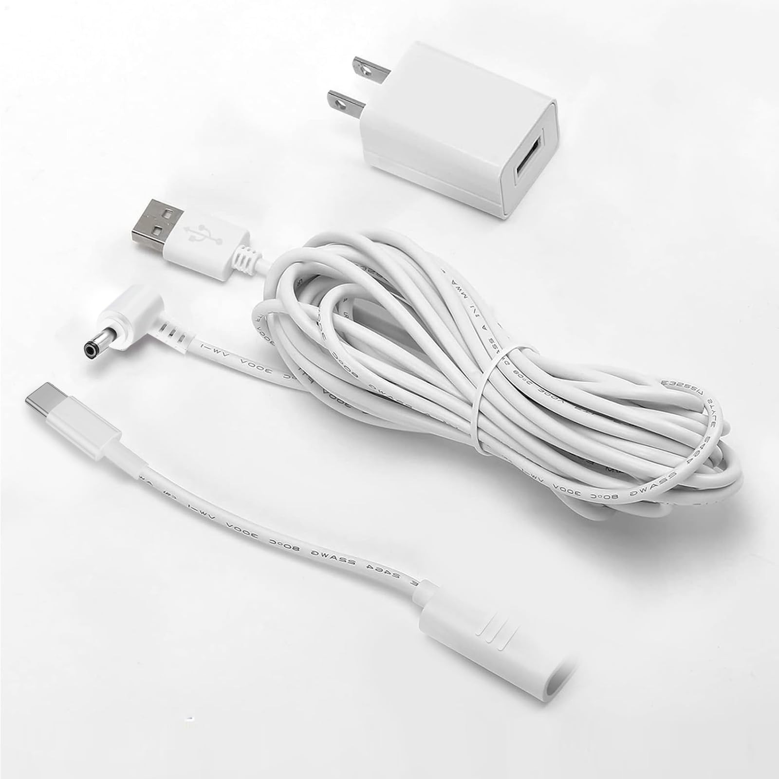 Adapter Charger for Ring Stick Up Cam Battery/Plug-in 3rd Gen/2nd & Pan...