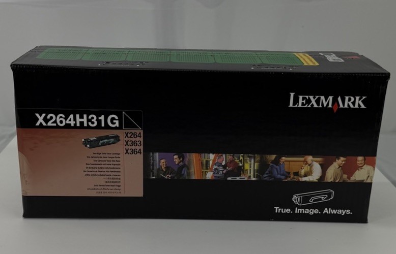 Lexmark X264H31G Genuine OEM Black Toner Cartridge NEW NIB Sealed X264 X363 X364