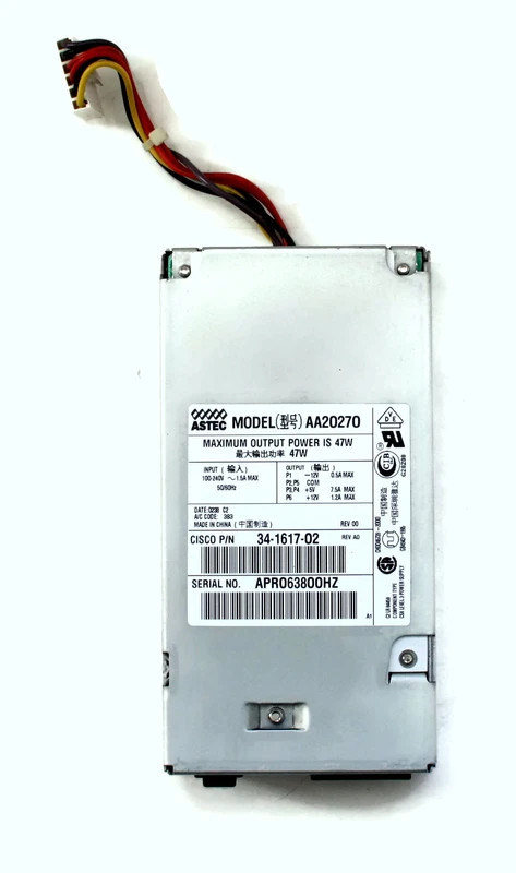 34-1617-02 astec AA20270 47 watt power supply for CISCO2600