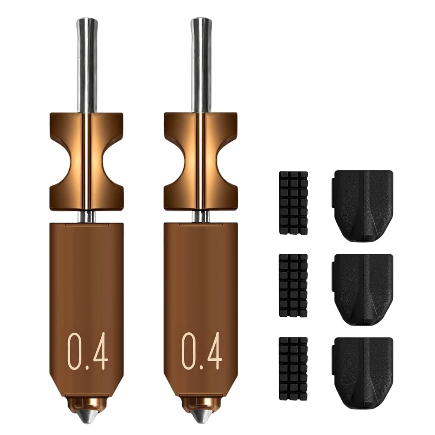 2 Pcs 0.4MM Integrated Adventurer 5X Nozzle Kit for Flashforge AD5X 3D Printe...