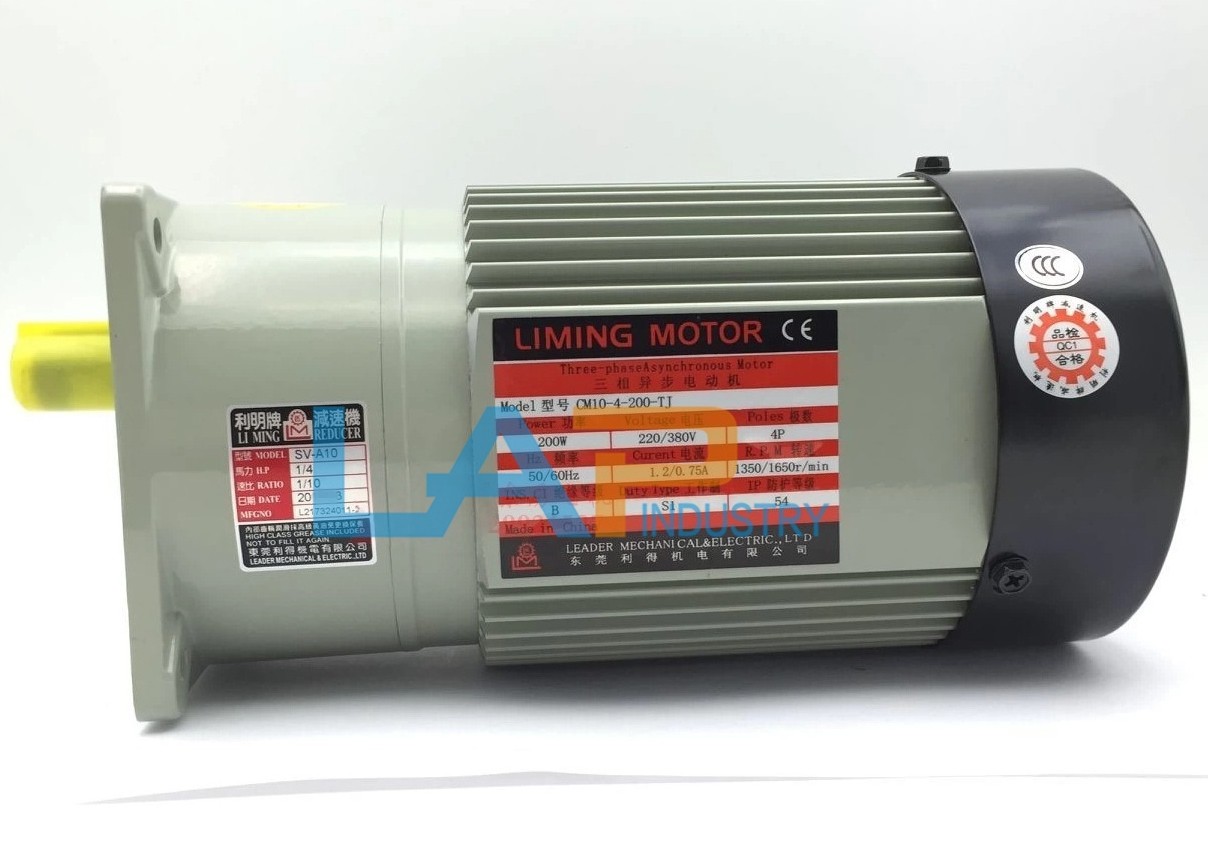 1PCS New SV-A10 CM10-4-200TJ 3-PHASE MOTOR 200W 1/4HP 50/60Hz via FedEx or DHL