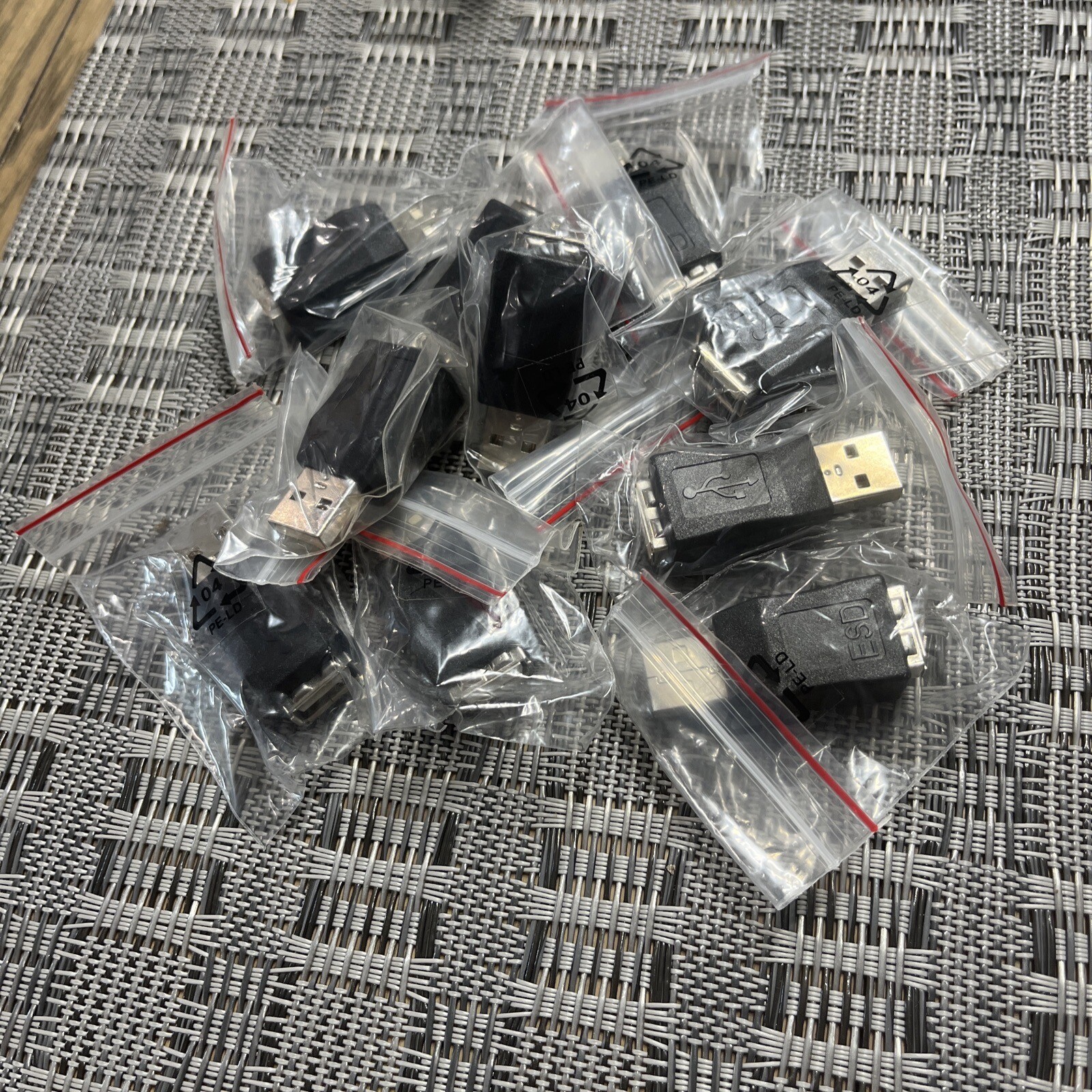 LOT OF 10 USB 2.0 Standard Type A Male to Female Adapter Extender Connector NEW