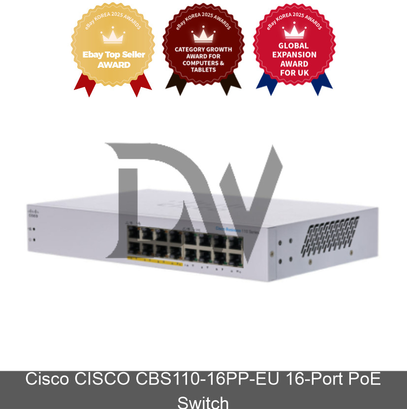 Cisco CISCO CBS110-16PP-EU 16-Port PoE Gigabit Switch Express