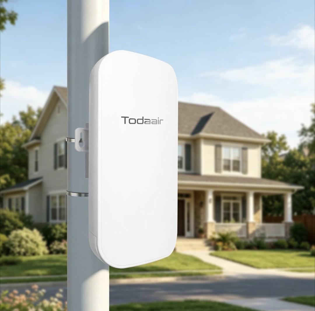 Outdoor 1200Mbps WiFi Extender & Booster (IP65 Weatherproof, AP/Repeater Mode)