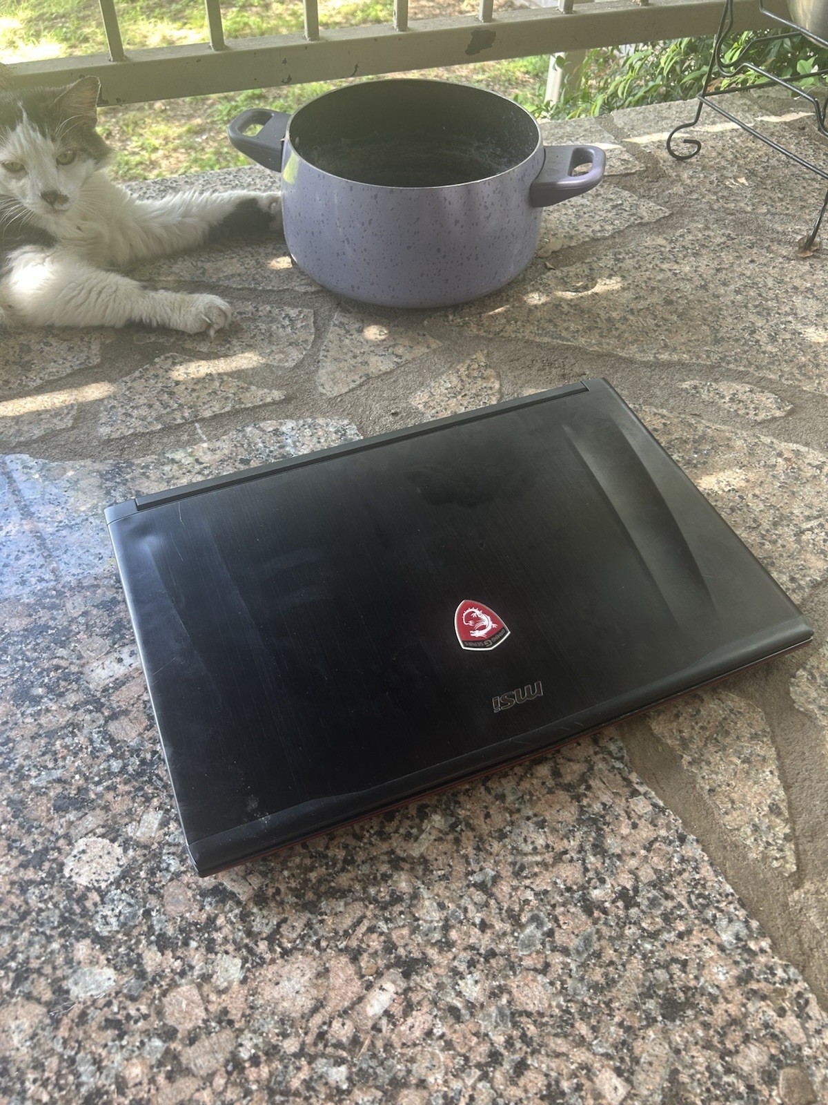 MSI GE72 2QD Apache Pro Gaming Laptop No Battery Or Screen (works)(dm For Proof)