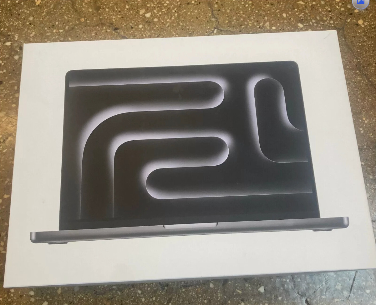 16-inch MacBook Pro (M5 MAX Chip)  Empty Box - White