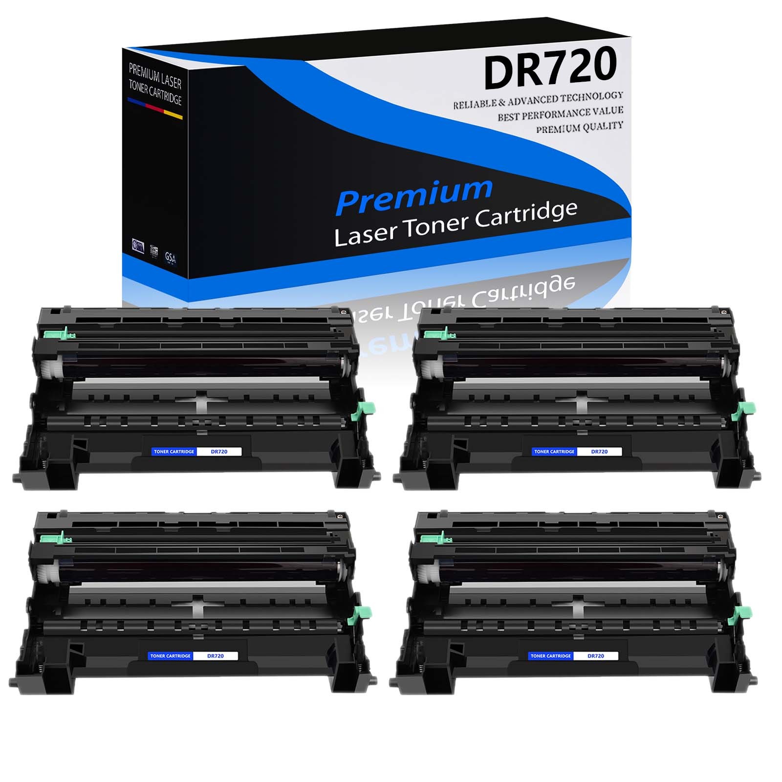 4PK DR720 Drum Unit for Brother DCP-8150DN DCP-8155DN HL-6180DWT MFC-8950DWT