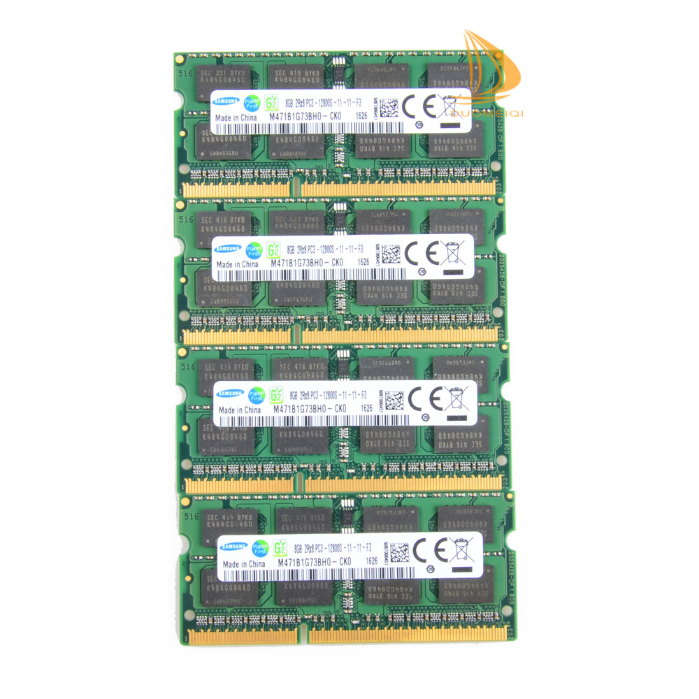 32GB kit Samsung DDR3 RAM 4x 8GB 1600MHz PC3-12800S 204PIN SODIMM Laptop Memory