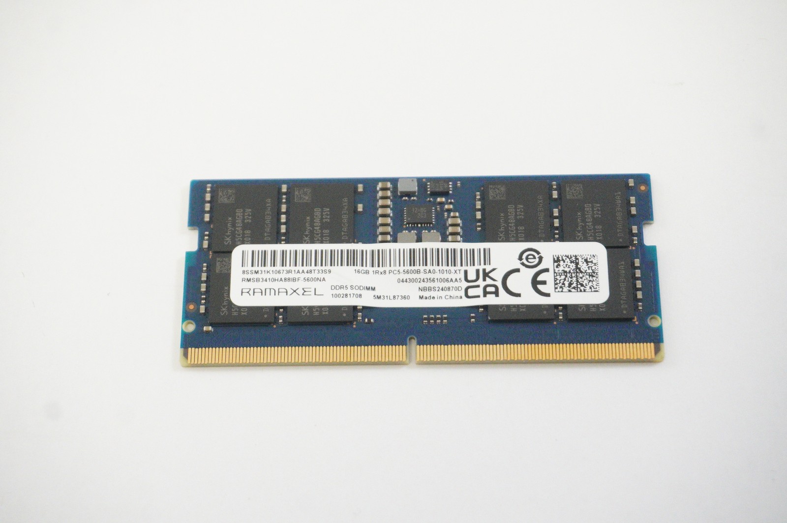 RMSB3410HA88IBF Ramaxel Technology 16GB PC5-5600B 5600Mhz SO-DIMM Memory