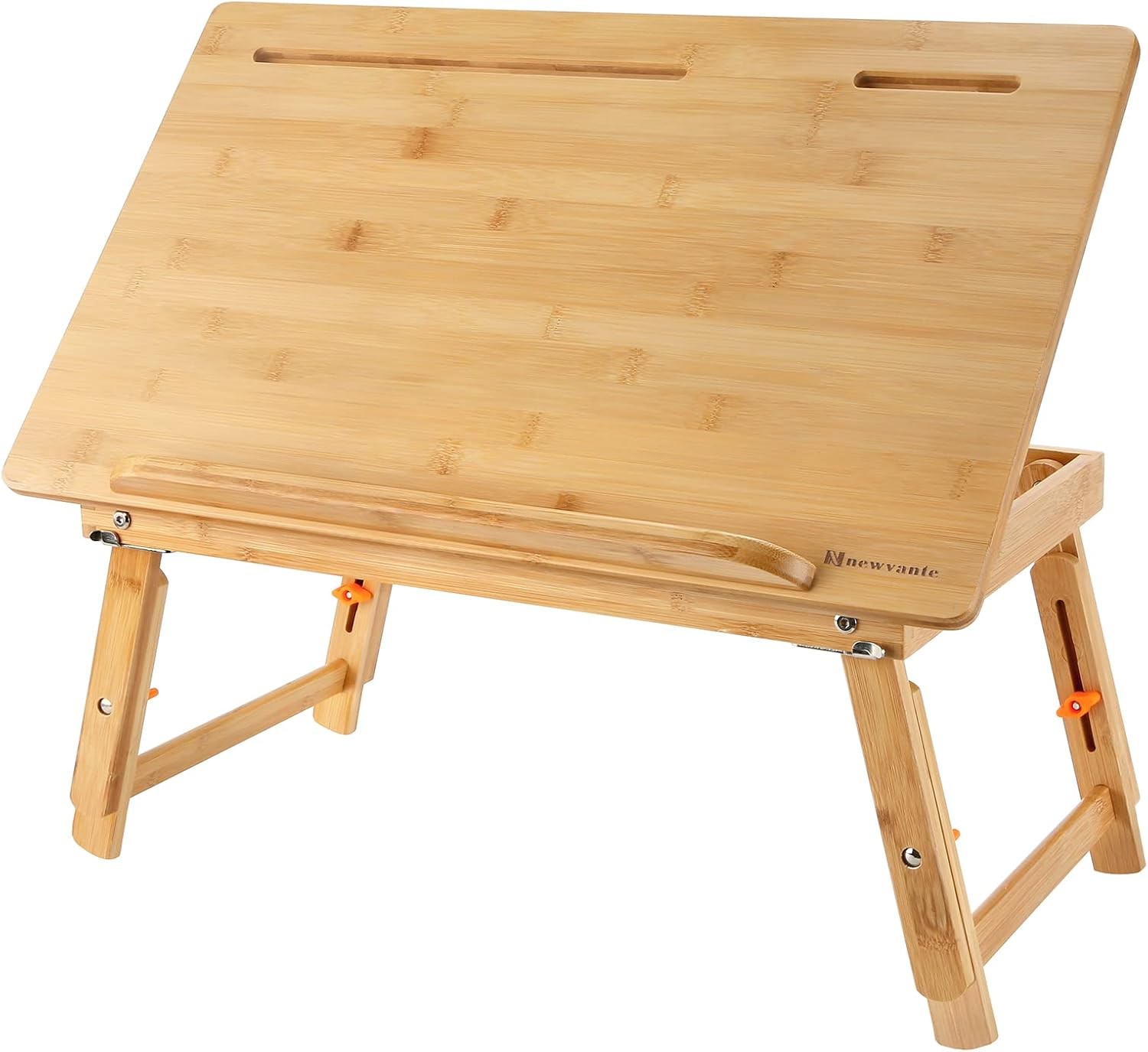 Drawing TableLaptop Desk, Adjustable Bamboo Bed Tray, Large