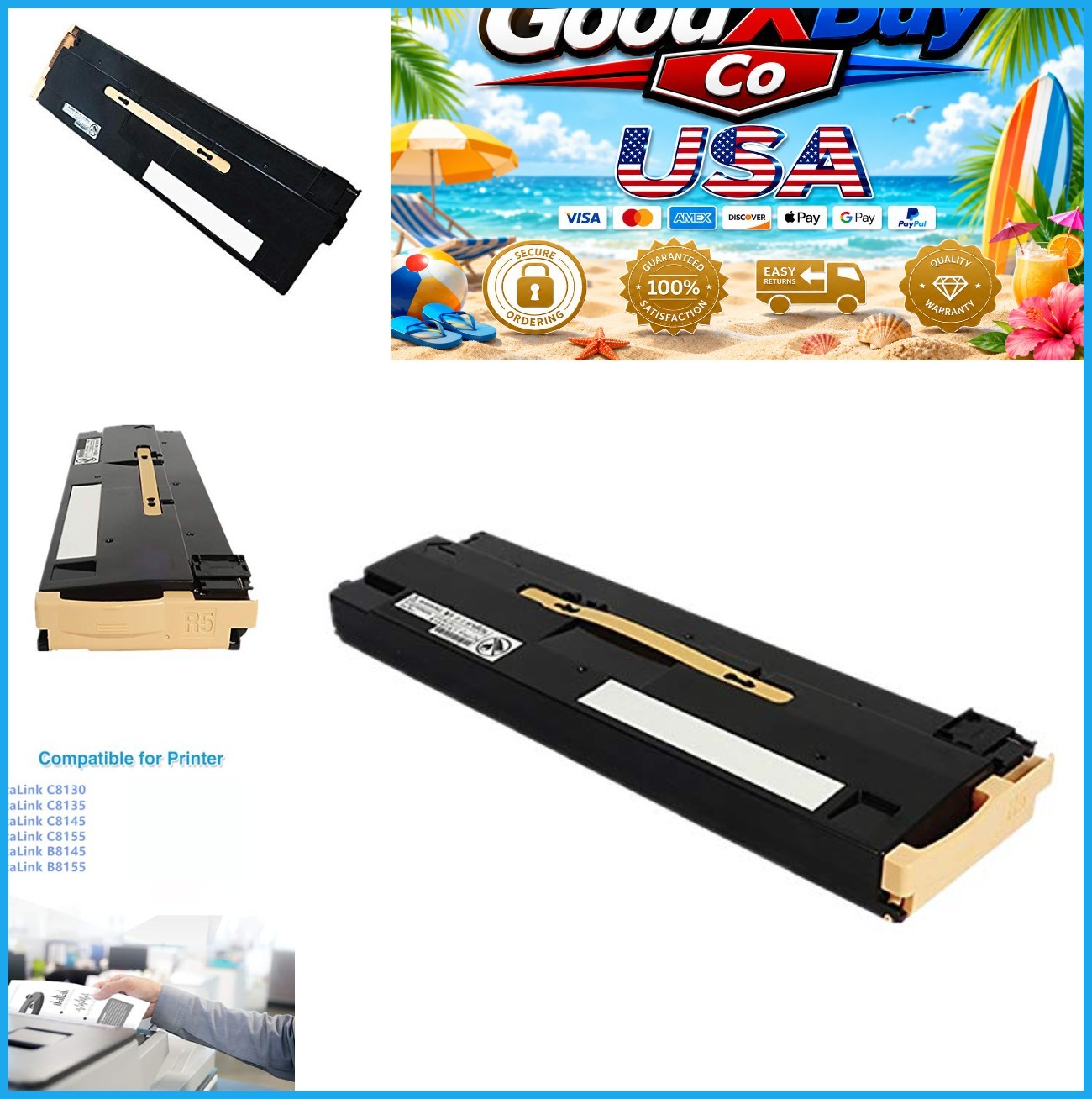 Waste Toner Cartridge Replacement 008R08101 Xerox AltaLink C8130 C8135 B8145