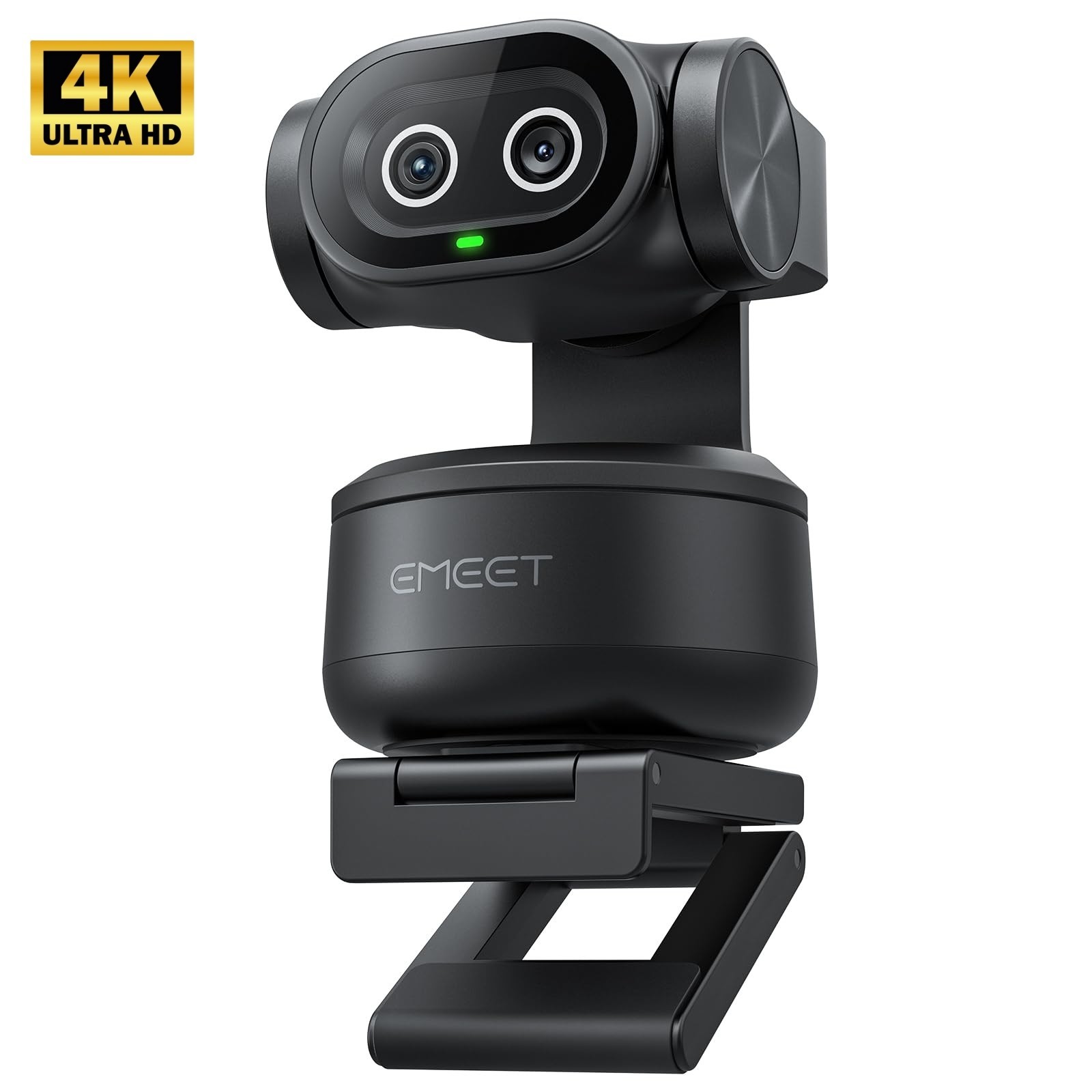 EMEET PIXY 4K PTZ Webcam Dual Camera AI Tracking 0.2s Autofocus 3 Mics OBS