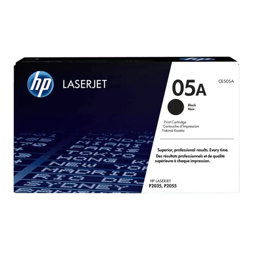 New Open Box HP 05A Black Original LaserJet Toner Cartridge, CE505A