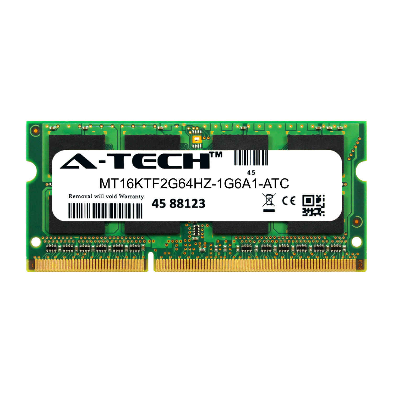 16GB DDR3 PC3-12800 SODIMM Replacement for Micron MT16KTF2G64HZ-1G6A1 Memory RAM