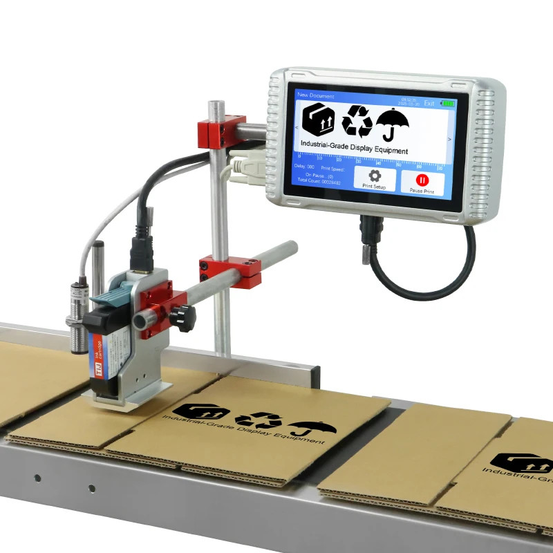 12.7mm automatic online inkjet printer does not include conveyor printing code