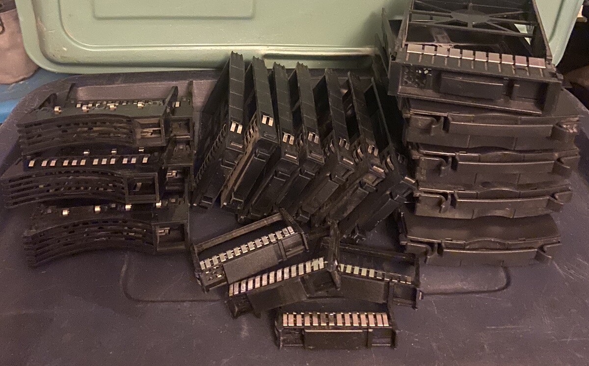 Lot of 21 HDD Server Caddy Tray 3.5” & 2.5” Drive Blanks
