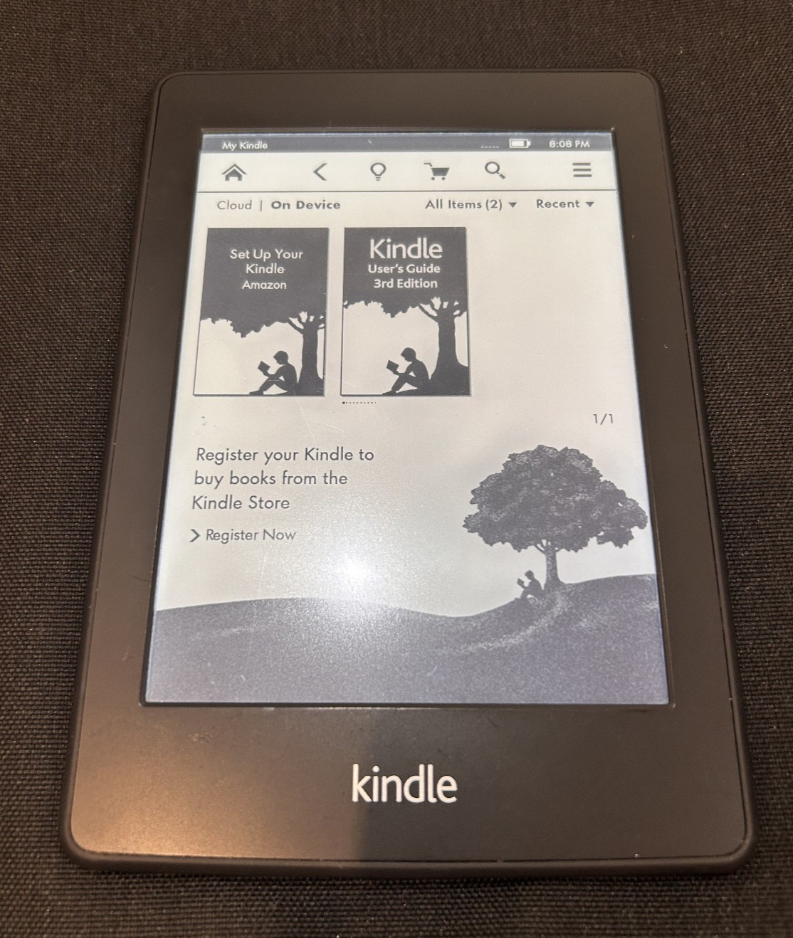 Amazon Kindle Paperwhite 5th Generation 6" 2GB, Black, EY21, Tested and Working