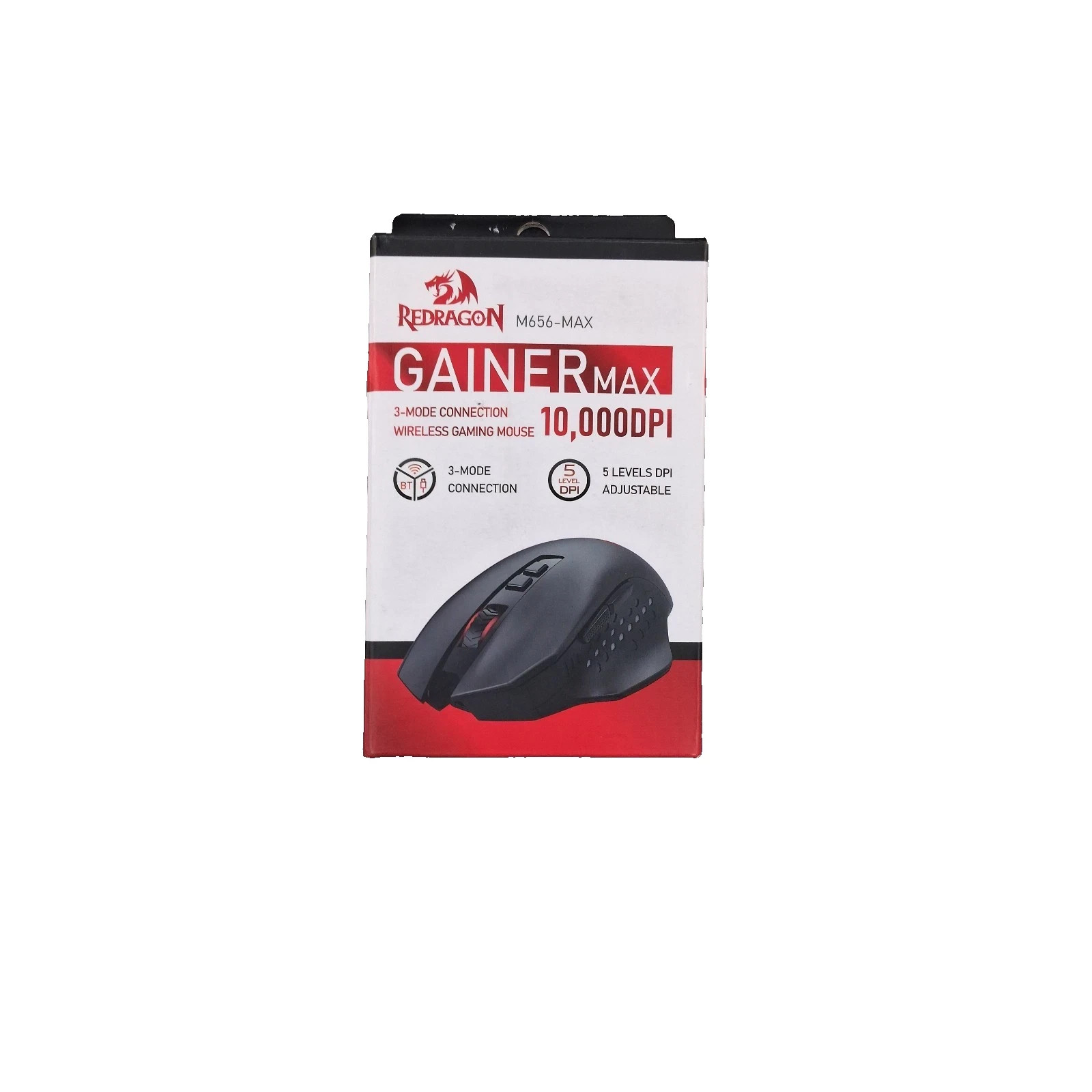 Redragon M656 MAX 3-Mode Wireless Gaming Mouse Rechargeable Black  w/ RGB