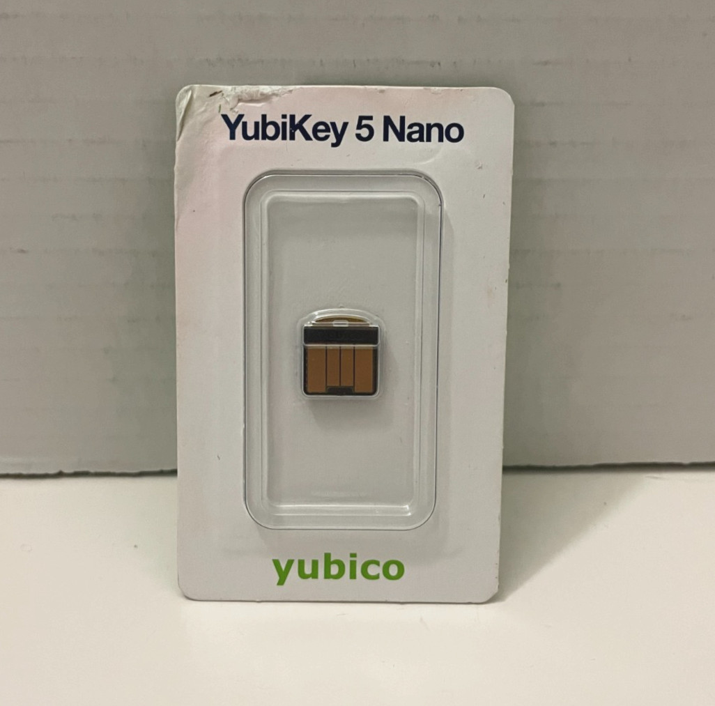 -New- Yubico YubiKey 5 Nano Security Key USB-A