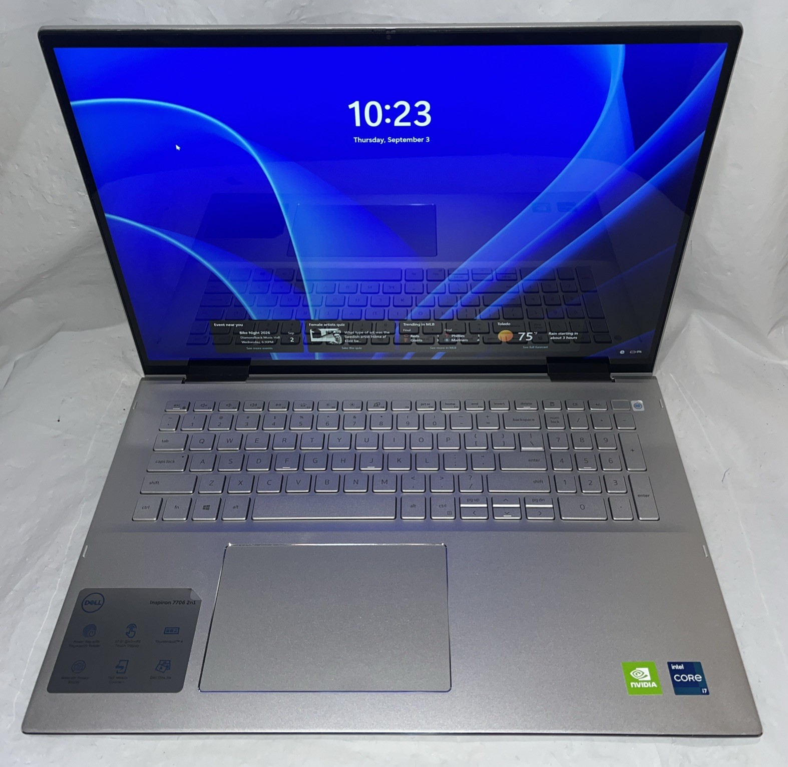 Dell Inspiron 7706 2-in-1  17" i7-1165G7@2.80GHz, 16GB RAM, 1 TB M2, W11H