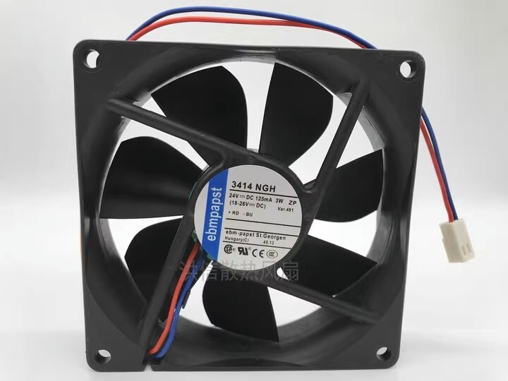 1 PCS Equipment Cooling Fan TYP 3414NGH DC24V 3W 9225 9CM 2 Pin Inverter fan