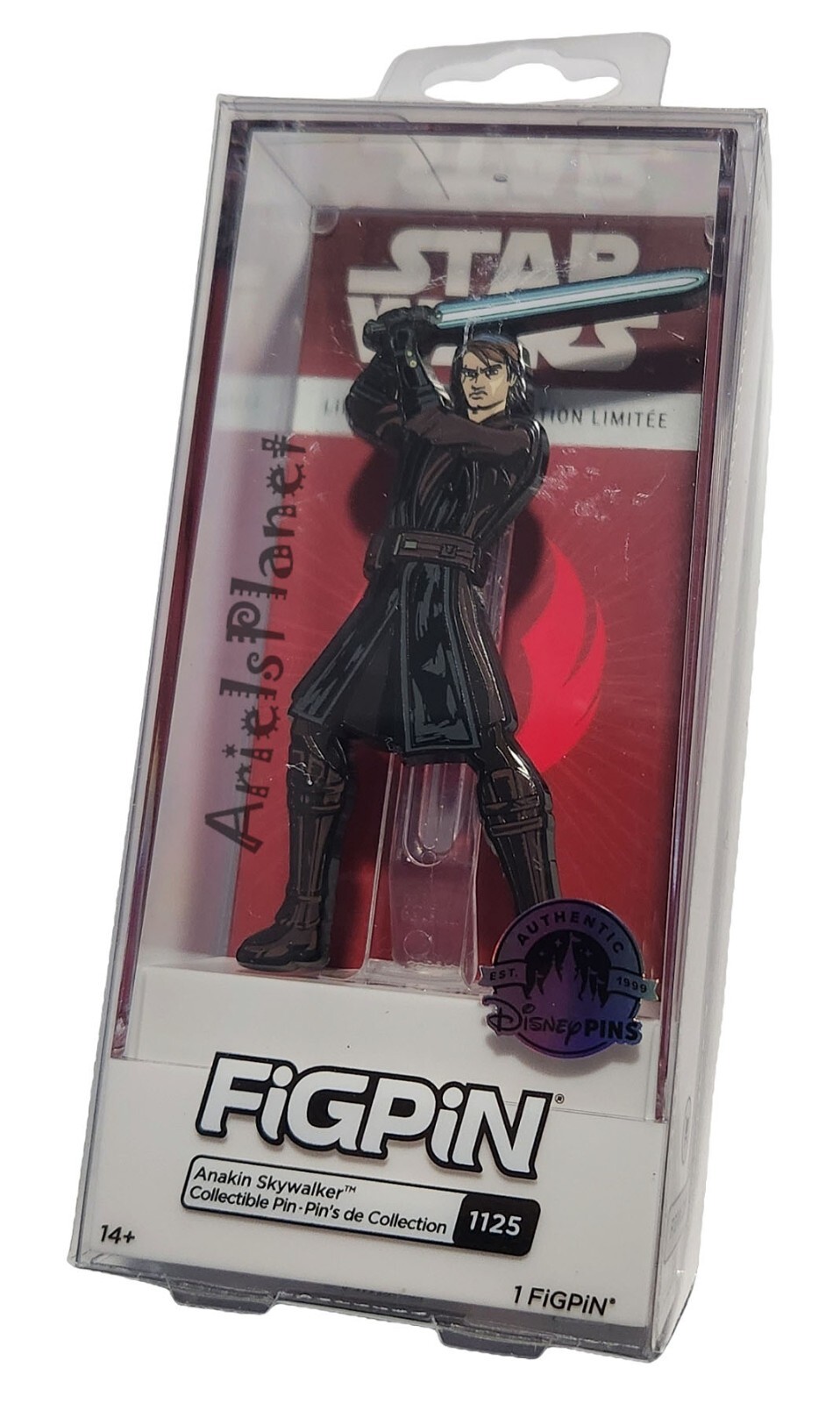 Disney Parks FIGPIN #1125 Anakin Skywalker Limited Release Standalone Pin