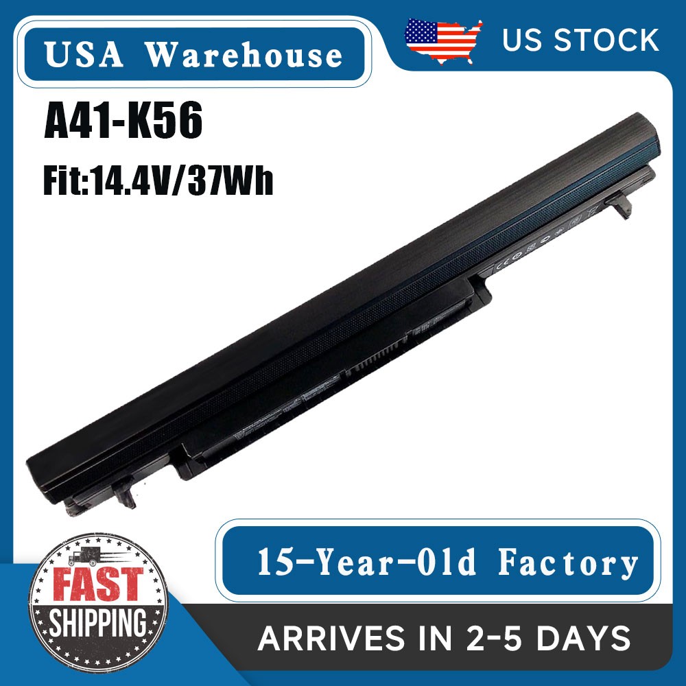 Battery for Asus A31-K56 A32-K56 V550CA V550C S46CA S56CA S405CA A42-K56 A41-K56