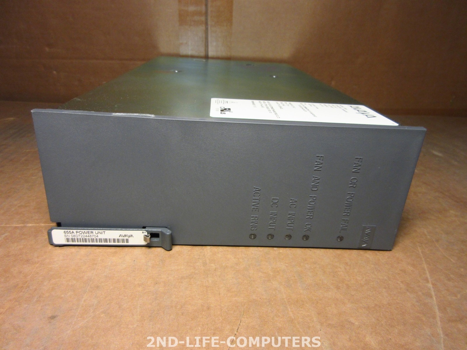 AVAYA 655A DPSN-500AB Media Gateway Power Supply PSU 440W PULLED FROM G650