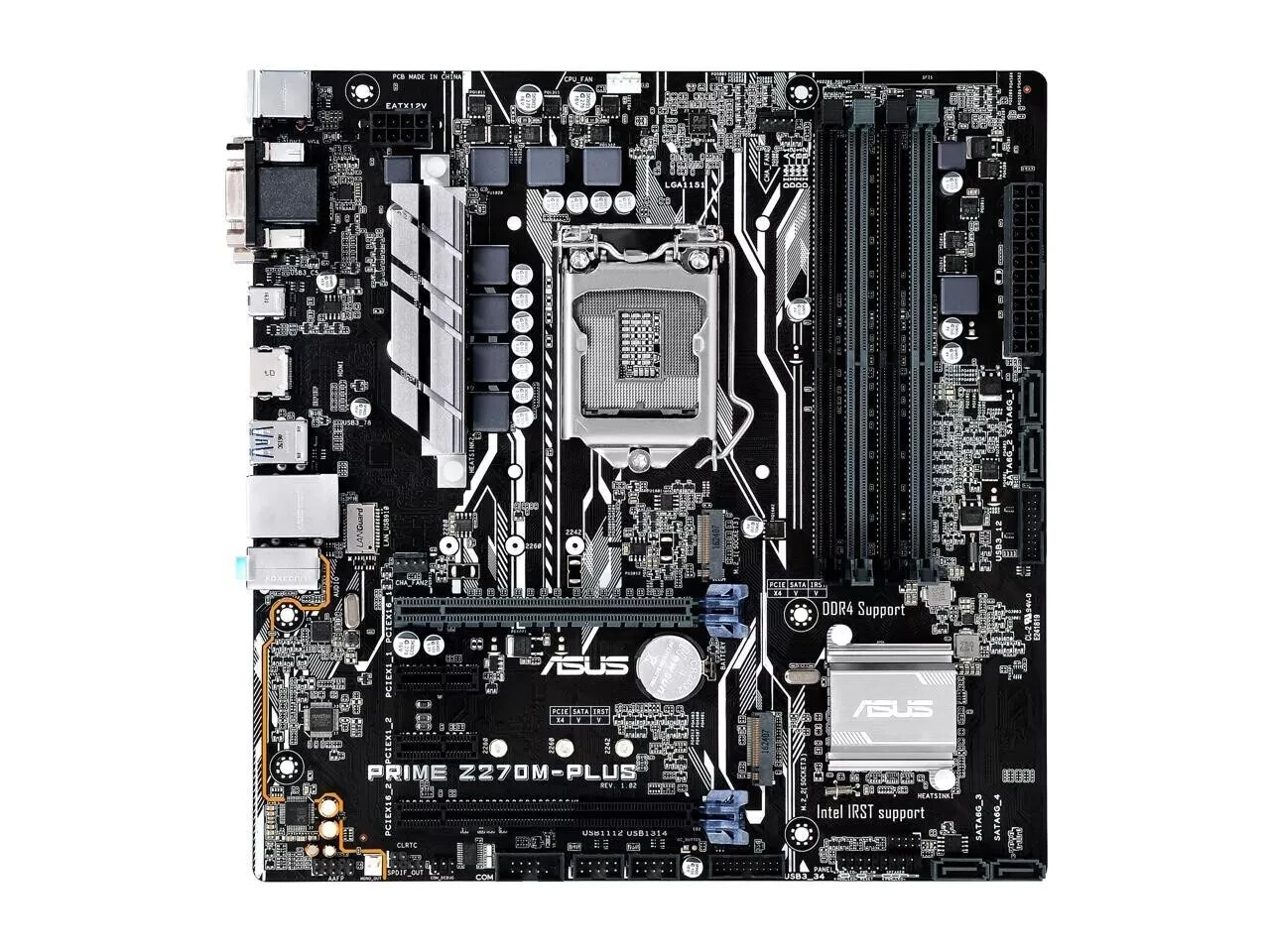 ASUS PRIME Z270M-PLUS LGA 1151 Intel Z270 HDMI Micro ATX Motherboards