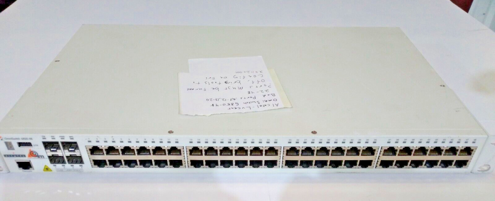 Alcatel-Lucent OmniSwitch 6850-P48 Without Power Supply
