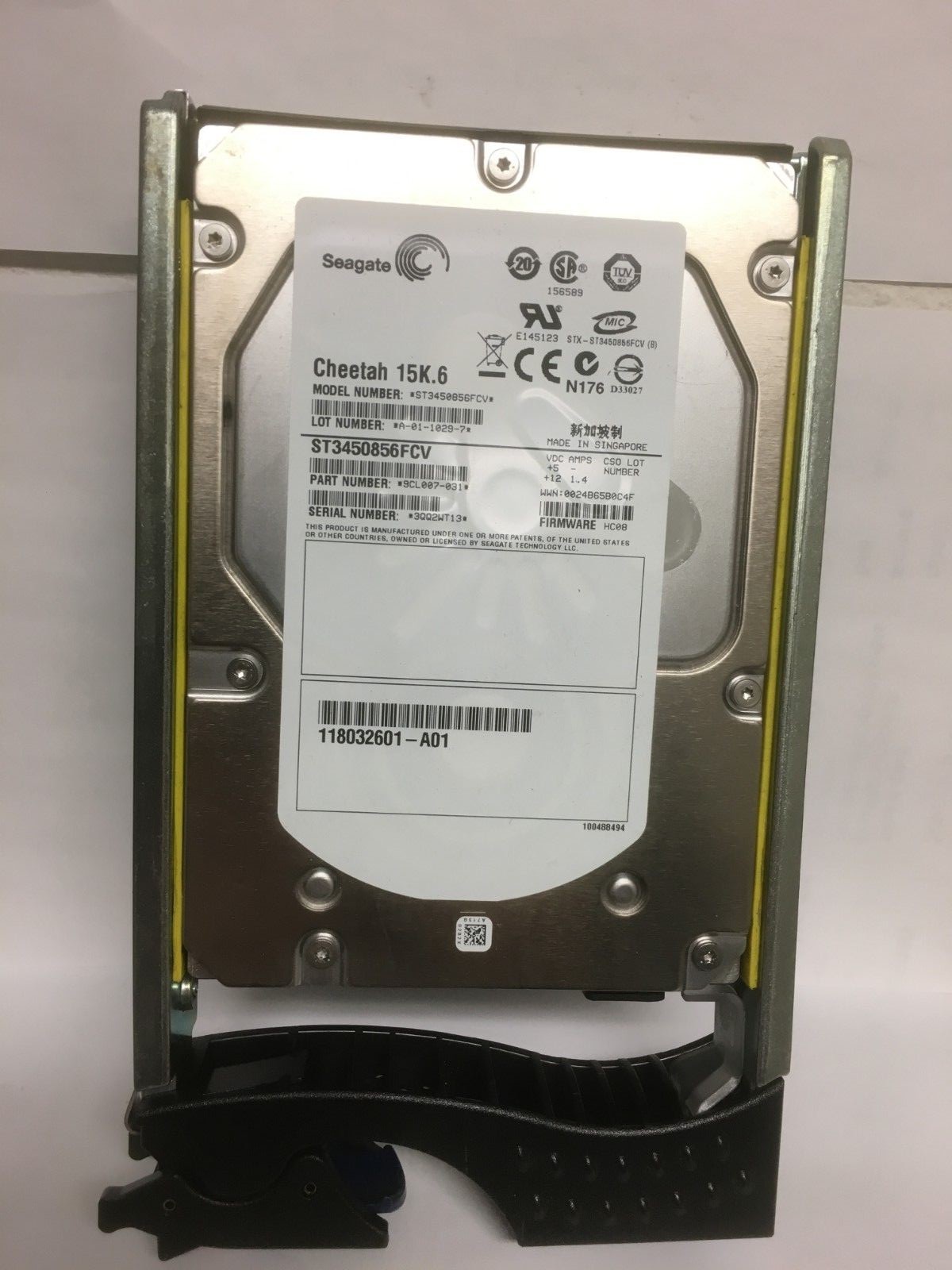 EMC seagate 005048849 ST3450856FCV 450GB 15k.6 4gb fc 9cl007-031 FIBRE CHANNEL