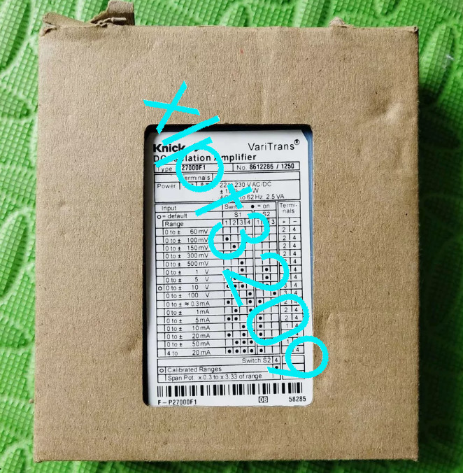 P27000F1 NEW Knick isolation amplifier  FedEx or DHL