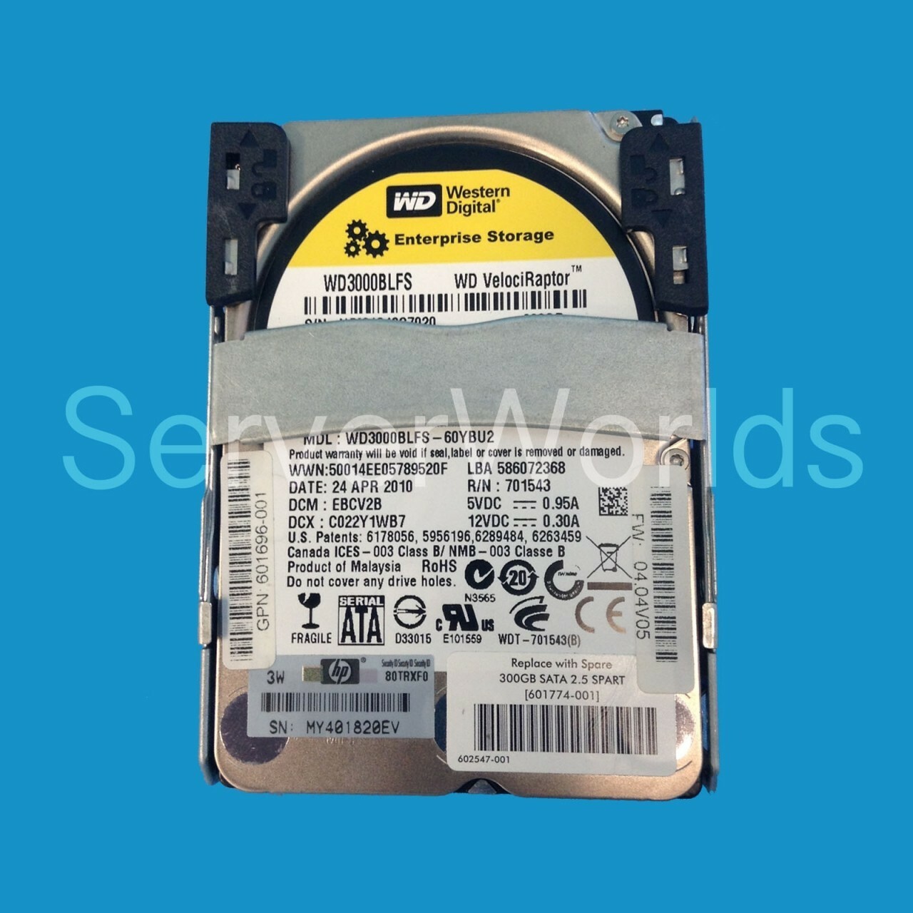 HP 601774-001 300GB 2.5" SATA 601696-001, 601695-B21, 571279-B21  NEW BULK