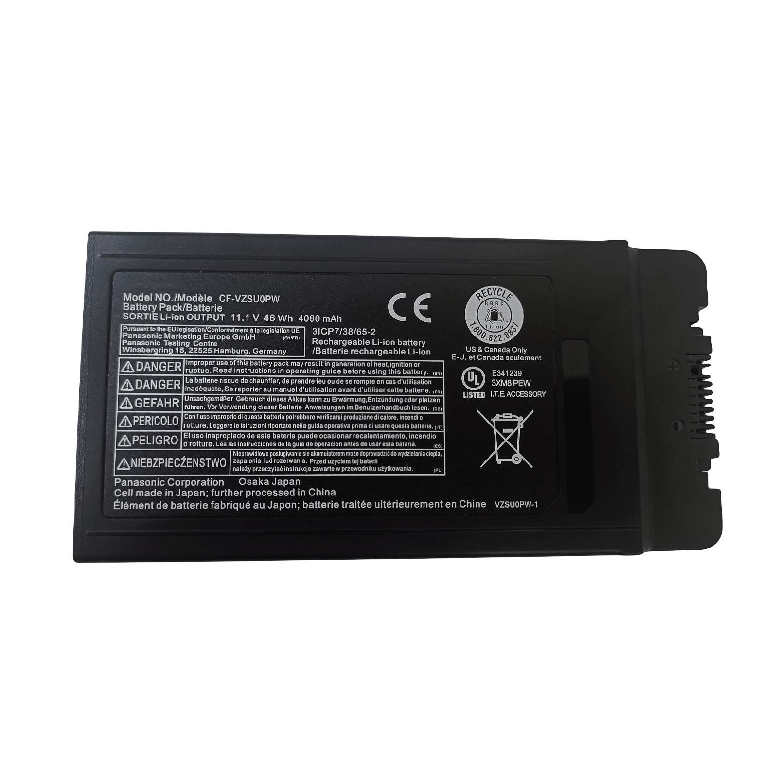 New CF-VZSU0PW CF-VZSU0PR CF-54 battery Replacement For Panasonic TOUGHBOOK 46Wh